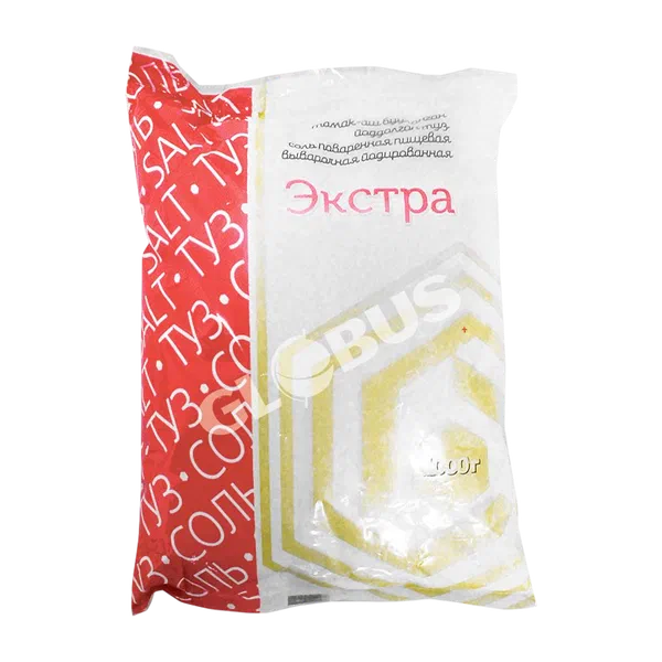 Соль Экстра пищевая йодиров. 1кг