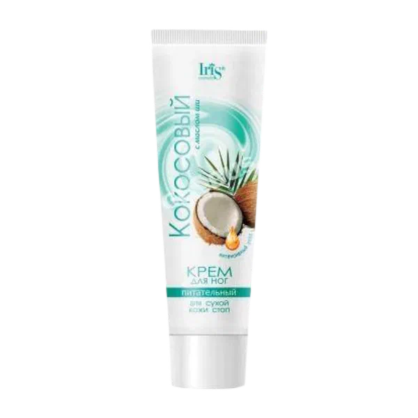 Крем д/ног Iris кокос с маслом ши 100мл
