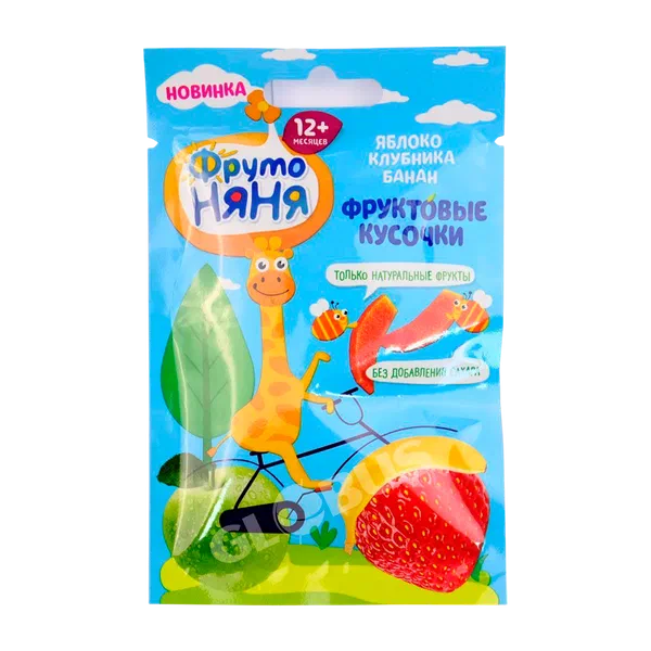 Фруто Няня алма/кулпунай/банан жемиштеринин кагы 15гр