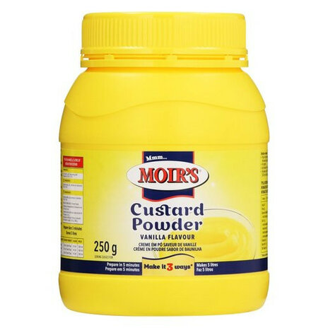 Moirs Vanilla Custard 250g