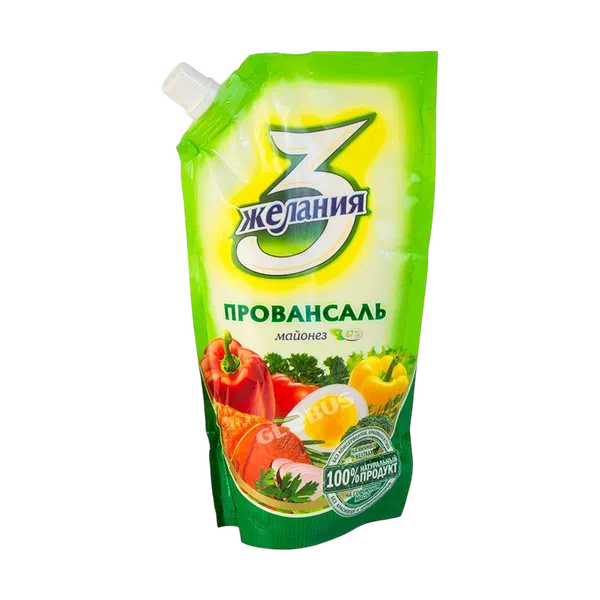 3 желания Провансаль лимон ширеси менен майонези 67% 380г 