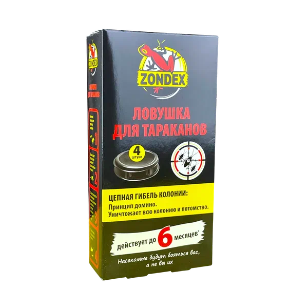 Ловушка клеевая для тараканов Zondex 4шт