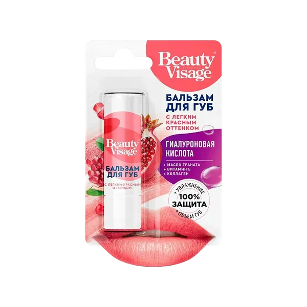 Бальзам д/губ Beauty Visage легкий красный 3.6г