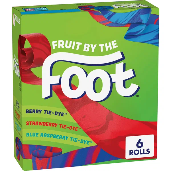 BETTY CROCKER FRUIT BY THE FOOT VARIETY PACK ASSORTED FLAVORS 4.5OZ