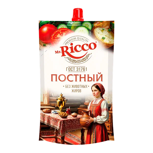 Соус Mr.Ricco постный 56% 200г д/п