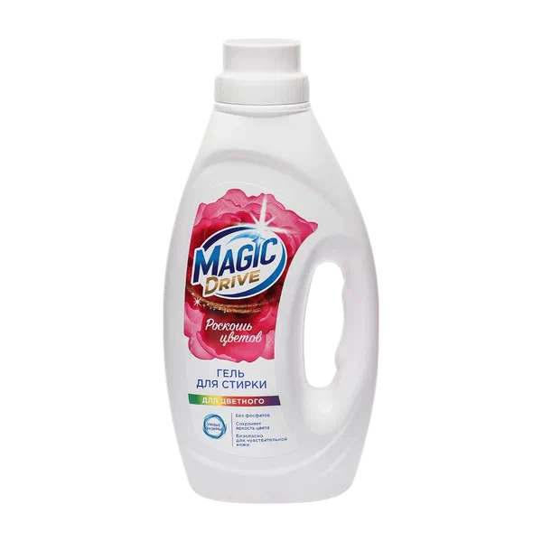 Гель д/стирки Magic Drive д/цветн белья жидкий 1л