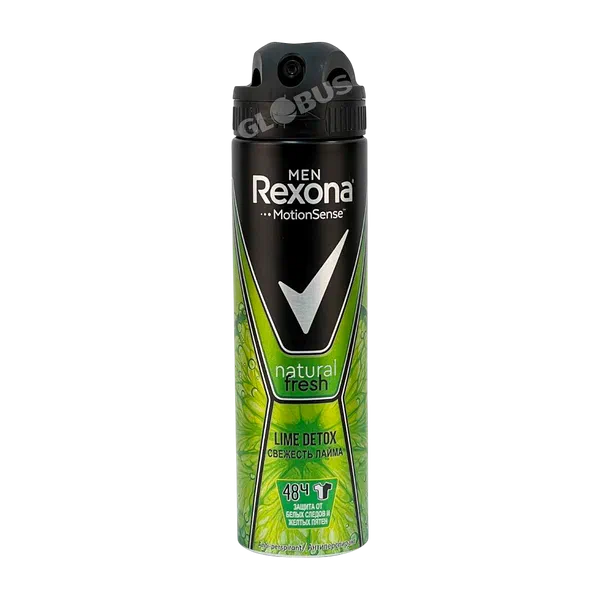 Дезодорант UN Rexona свежесть лайма спрей муж 150мл