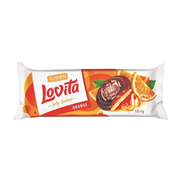 Печенье Roshen Lovita Jelly cookies сдобн. апельс 135г