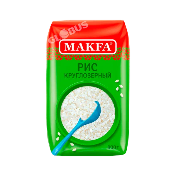 Рис Макфа круглозерный шлиф. 800г