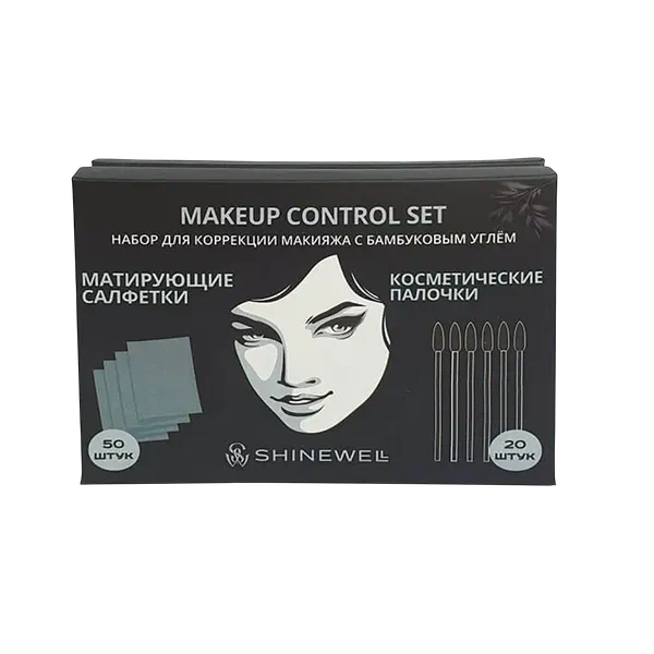 Shinewell Makeup control set бет учун майлык+таякча