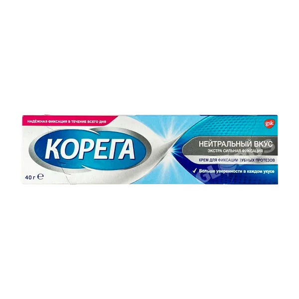 Крем д/зубных протезов Corega нейтральный вкус 40г