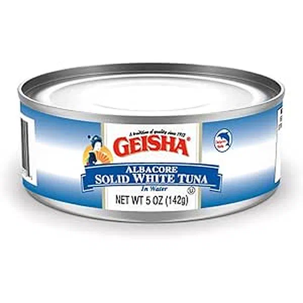 GEISHA PREMIUM WHITE MEAT TUNA SOLID PACK 165G