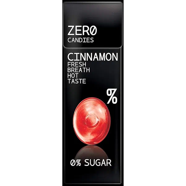 ZERO CINNAMON 0% NAS 32G - SUGAR-FREE CINNAMON FILLED CANDY
