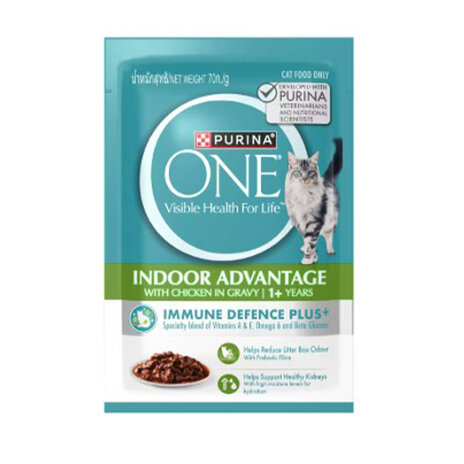 Purina One Indoor Advantage Pouch 85Gm