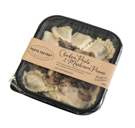 Pasta Factory Chicken, Pesto & Mushroom Pasta 300g (Fresh)