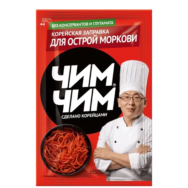 Приправа Чим-Чим корейс. заправка д/моркови острая 60г