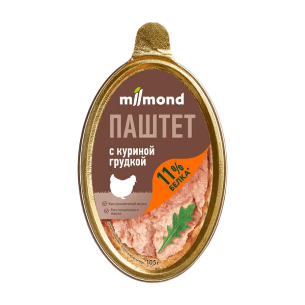 Паштет Milmond с куриной грудкой 105г