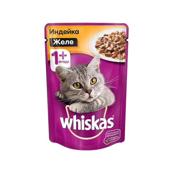 Whiskas килкилдек курп эти менен 85г