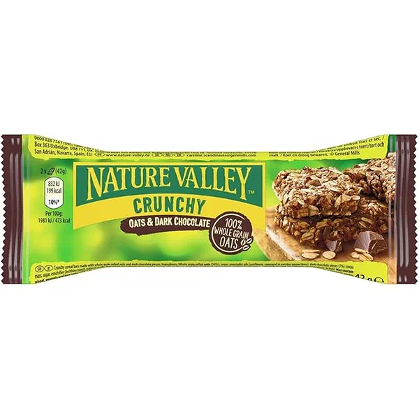 NATURE VALLEY CRUNCHY OATS AND CHOCOLATE GRANOLA BARS 5-PACK