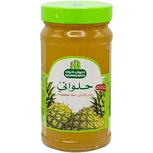 HALWANI BROTHERS PREMIUM PINEAPPLE JAM RICH FRUIT PRESERVE 400G