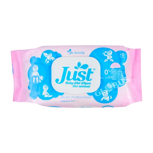 Салфетки влажн Just детск 72шт