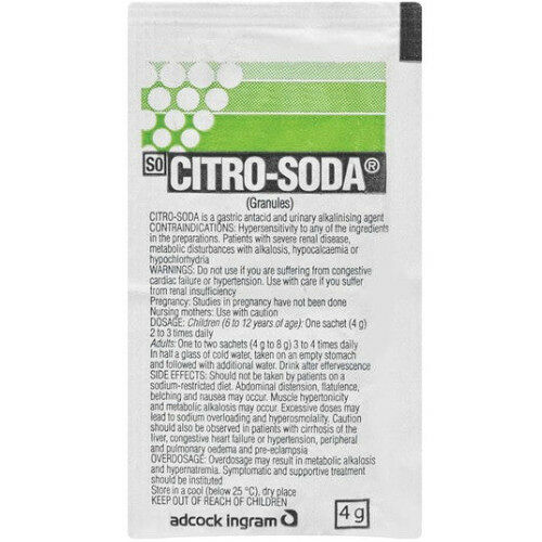 Citro Soda Sachet 4g
