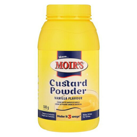 Moirs Vanilla Custard Powder 500g