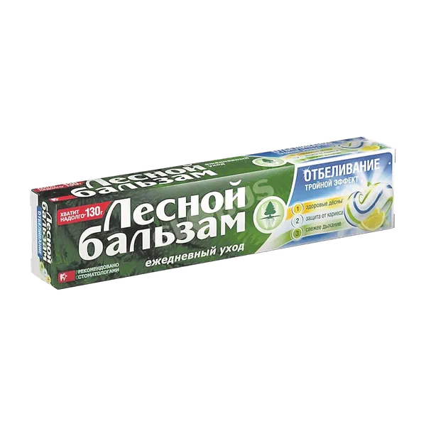 Паста зубн Лесн бальзам отбеливание 130мл