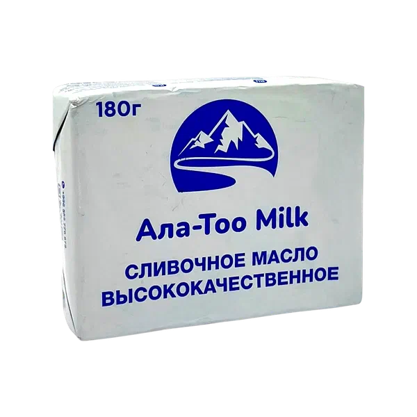 Масло сливочное Ала-Тоо Milk 72,5% 180г