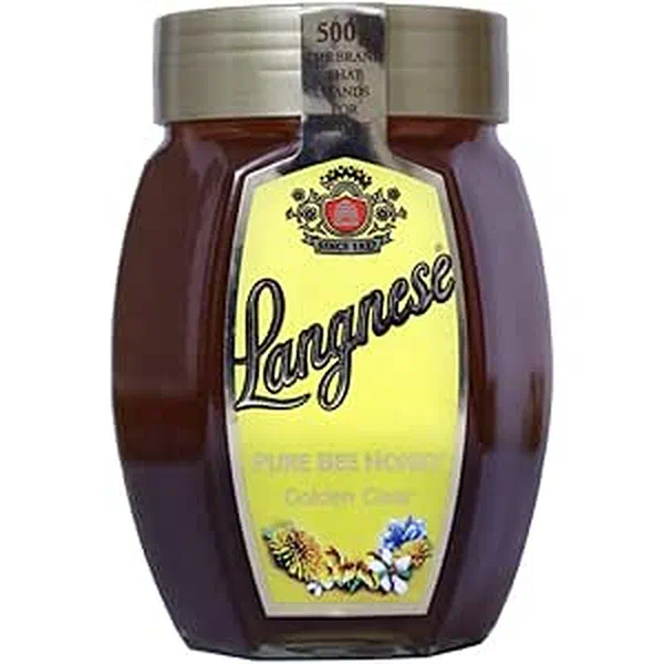 LANGNESE PURE BEE HONEY TRADITIONAL GOLDEN NECTAR 500G JAR