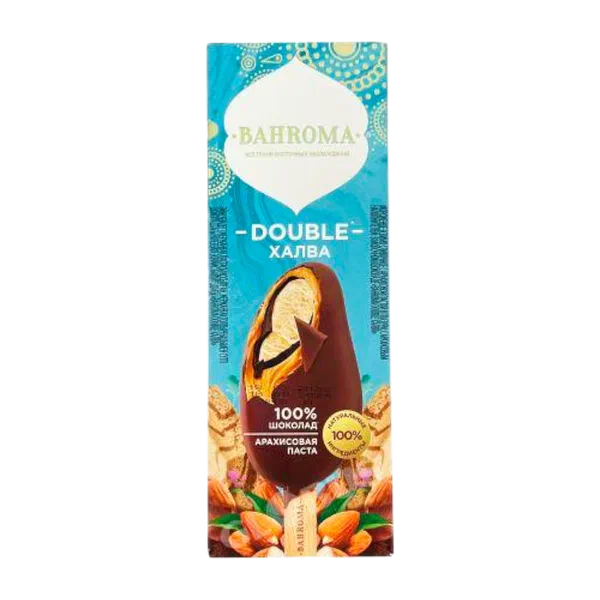Мороженое Bahroma Эскимо арахис в двойном шок. 75г