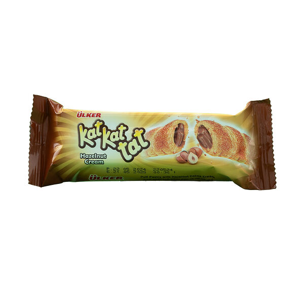 Ulker  Kat Kat Tat Puff Pastry Hazelnut Cream 24Gm