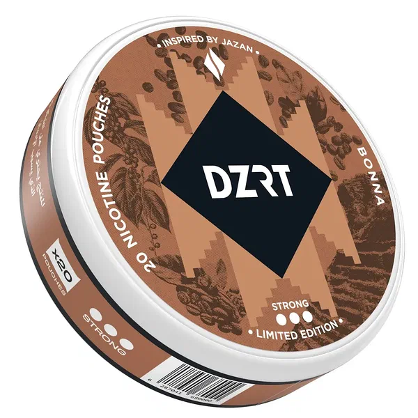 DZRT BONNA HIGH-INTENSITY 10MG NICOTINE POUCHES 20-PIECE PACK