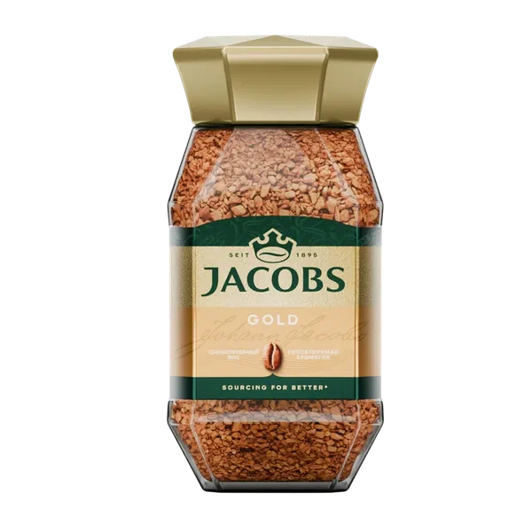 Jacobs Gold эриме кофеси 190г ст/б