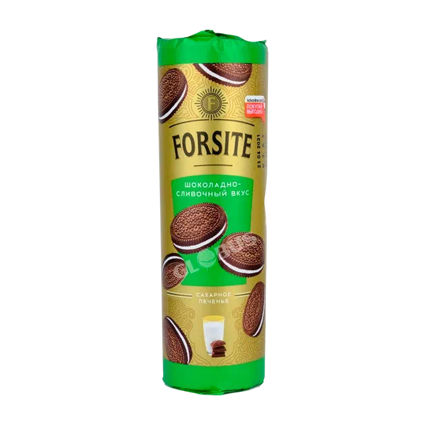 Печенье Forsite сахарное сэндвич шок/сливки 220г