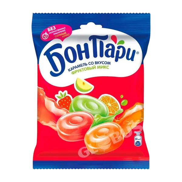 Леденцы Бон Пари фруктовый микс 75г
