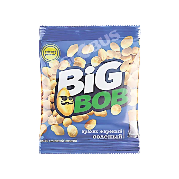 Орехи Big Bob Арахис жарен соленый 50г п/п 1