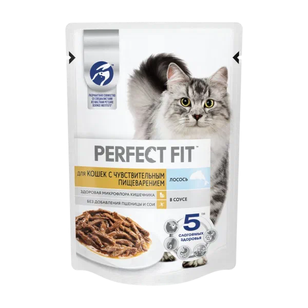 Perfect fit с чувств пищев лосось мышык тамагы 75г