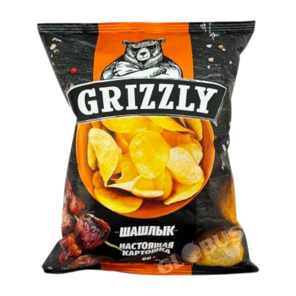 Grizzly Шишкебек чипсылары 55г