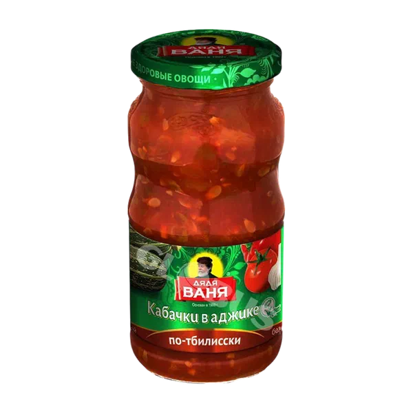 Кабачки Дядя Ваня в аджике по Тбилисски 460мл ст/б Россия 8