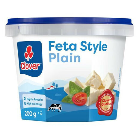Clover Feta Plain 200g