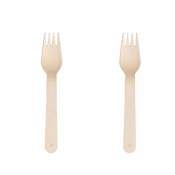 BINDAWOOD PREMIUM 160MM DISPOSABLE PLASTIC FORKS 18-PIECE