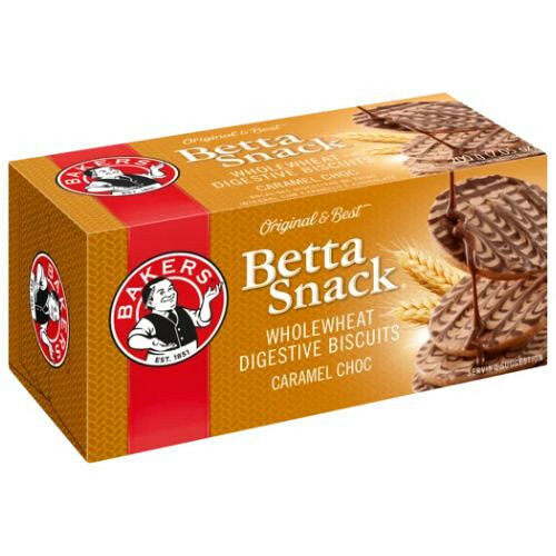 Betta Snack Caramel Choc 200g