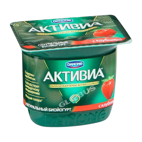 Йогурт Danone Активиа клубника 110г