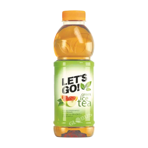 Напиток чай холод.Let's Go Ice Tea зел ябл/грейпф б/г 0,5л п/б YiwuLTD Кыргызстан 20