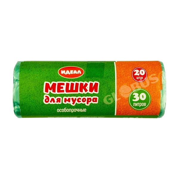 Пакеты д/мусора Идеал особопрочн 30л 20шт Дж