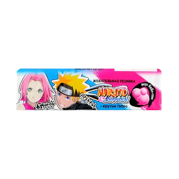 Жев. резинка Naruto Shippuden бабл гам 25г