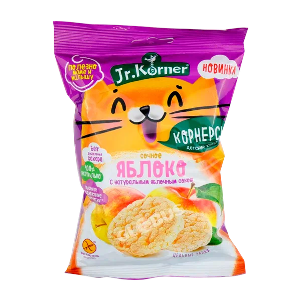 Хлебцы Dr.Korner мини румяное яблоко б/глютена 30г