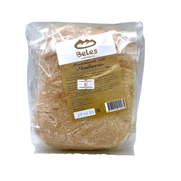 Хлеб Beles Итальянский Чиабатта 280г