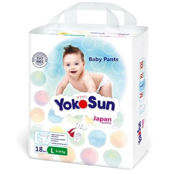 Трусики детск Yokosun Comfort-mini L 9-14кг 18шт